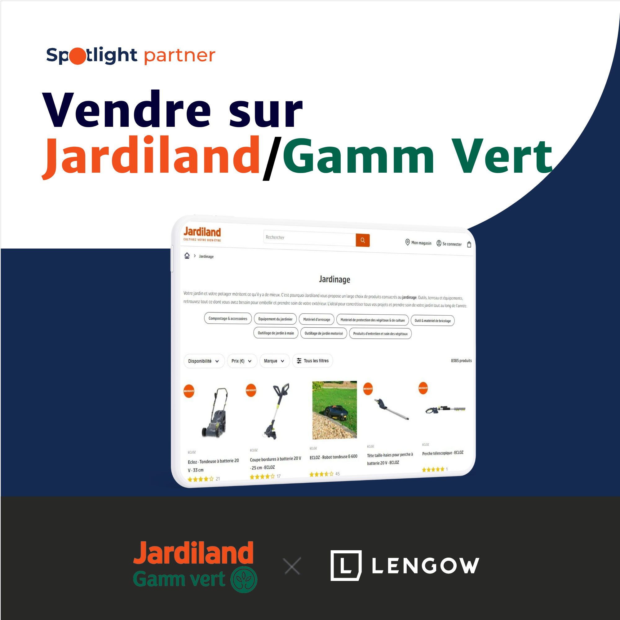 Vendre sur Jardiland-Gamm Vert